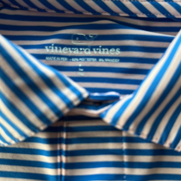 Vineyard Vines Size Large Child, Pink and Blue Striped - Picture 4 of 4